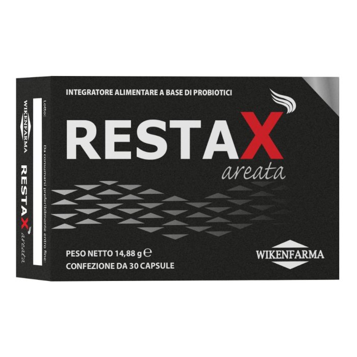 Restax Areata - Integratore alimentare per l'equilibrio della flora intestinale 30 capsule Restax Areata - Integratore alimentare per l'equilibrio della flora intestinale 30 capsule