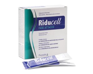 Riducell fase attacco integratore drenante anticellulite 30 stick