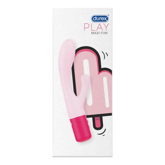 Durex Maxi Fum Dual Head: Vibratore con Doppia Estremit&agrave; e 8 Modalit&agrave; di Vibrazione