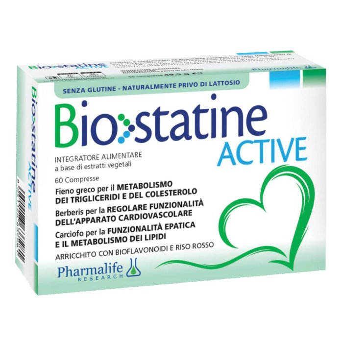 Biostatine Active integratore colesterolo e trigliceridi 60 compresse Biostatine Active integratore colesterolo e trigliceridi 60 compresse