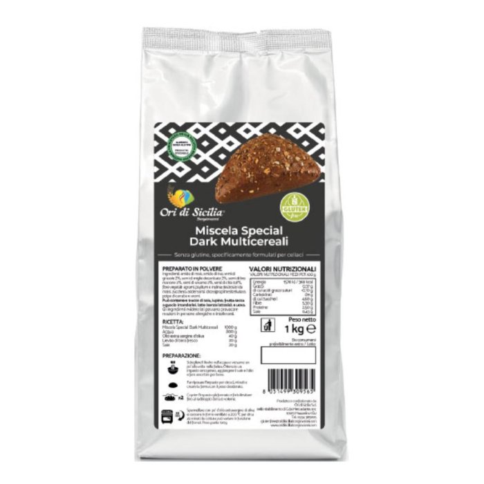 Ori di Sicilia Mix Dark 1 chilogrammo – Preparato per dolci, gelateria e pasticceria professionale Ori di Sicilia Mix Dark 1 chilogrammo – Preparato per dolci, gelateria e pasticceria professionale