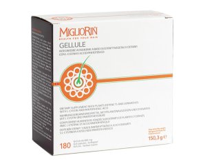 Migliorin Gellule per il benessere di capelli e unghie 180 gellule