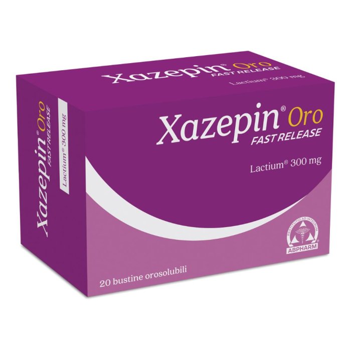 AB Pharm Xazepin Oro Fast Release Integratore Stress e Ansia 20 Bustine AB Pharm Xazepin Oro Fast Release Integratore Stress e Ansia 20 Bustine