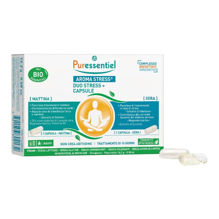 Capsule Duo Stress Plus 30 capsule - integratore per stress stanchezza e tono dellumore Capsule Duo Stress Plus 30 capsule - integratore per stress stanchezza e tono dellumore