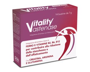 Paladin Pharma Vitality - Astenase Integratore gusto Frutti di Bosco, 14 bustine