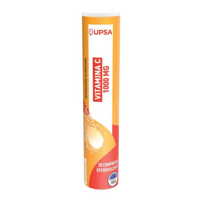 Upsa vitamina c 1000 mg 20 compresse effervescenti 70 g