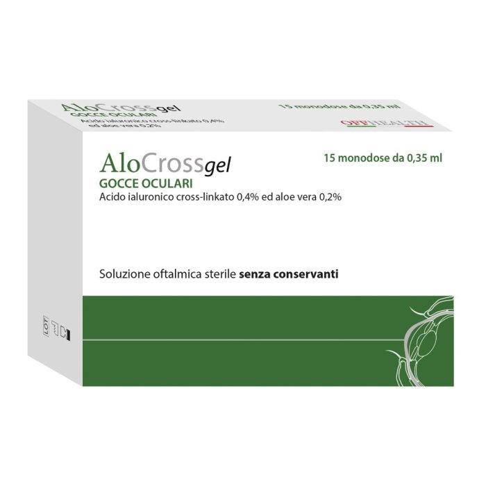 Offhealth Alocrossgel Soluzione Oftalmica 15 Monodose Da 0,35 Ml