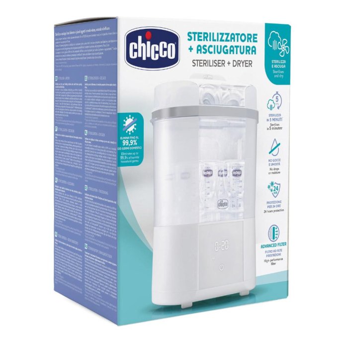 Chicco Sterilizzatore con Asciugatura per Piccoli Oggetti Chicco Sterilizzatore con Asciugatura per Piccoli Oggetti