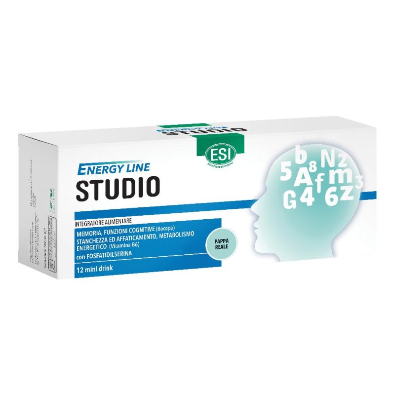 ESI Studio 12 Mini Drink Integratore Drenante e Snellente in Flaconcini Monodose per Controllo del Peso