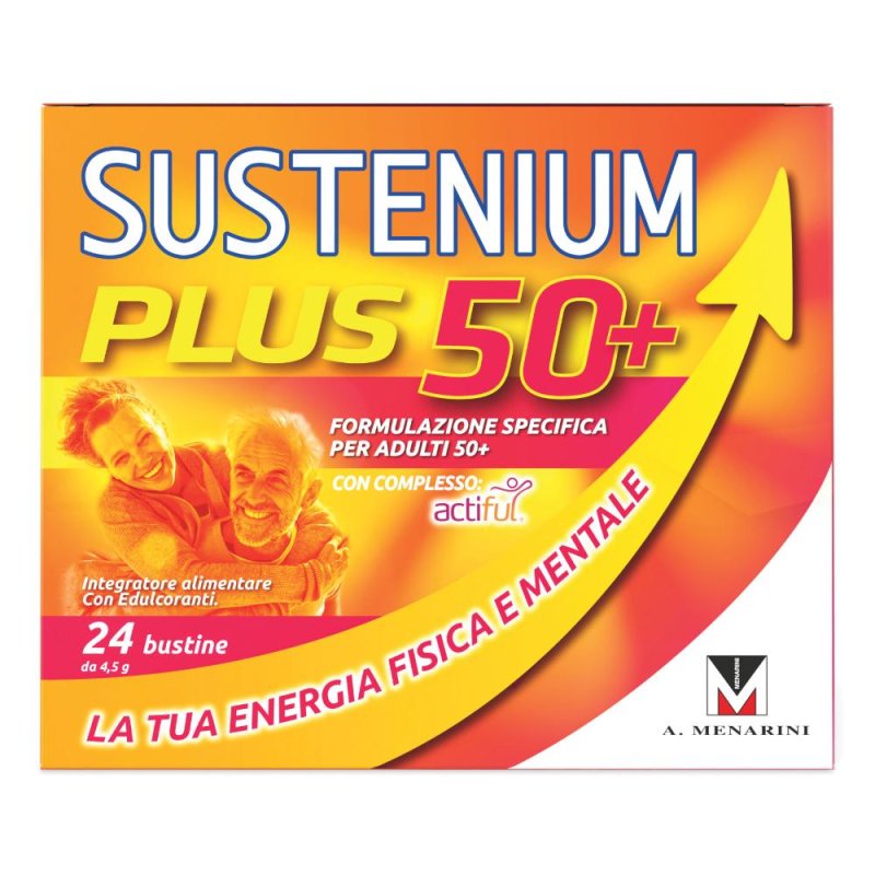 Sustenium Plus 50+ Integratore Energizzante 24 bustine