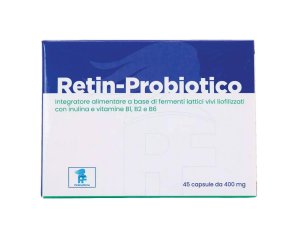 Retin probiotico Integratore Alimentare con Fermenti Lattici Vivi Liofilizzati e Vitamine B 45 capsule 