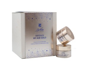 BioNike Defence My Age Gold Cofanetto Regalo Natale con Crema Giorno Fortificante e Crema Notte Fortificante