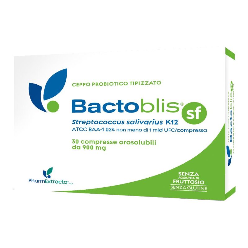 Bactoblis SF Integratore Probiotico per l'Equilibrio della Flora Batterica 30 compresse orosolubili Bactoblis SF Integratore Probiotico per l'Equilibrio della Flora Batterica 30 compresse orosolubili