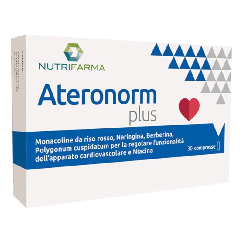 Ateronorm Plus Integratore per Colesterolo e Trigliceridi 30 Capsule Ateronorm Plus Integratore per Colesterolo e Trigliceridi 30 Capsule