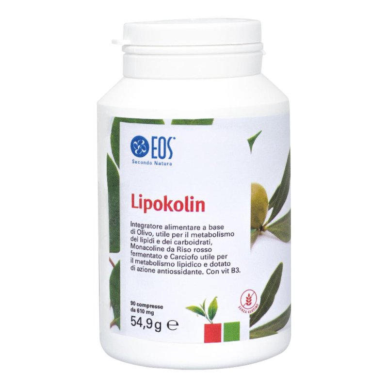 EOS Lipokolin Integratore Metabolismo dei Lipidi e Antiossidante, 90 Compresse