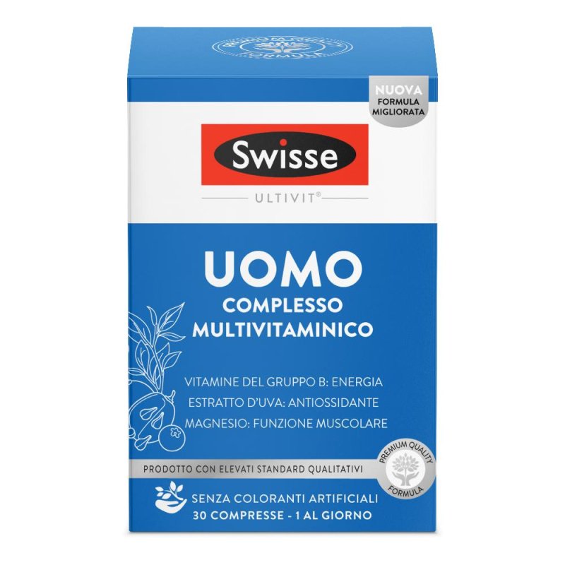 Swisse Multivitaminico Uomo 30 compresse Swisse Multivitaminico Uomo 30 compresse
