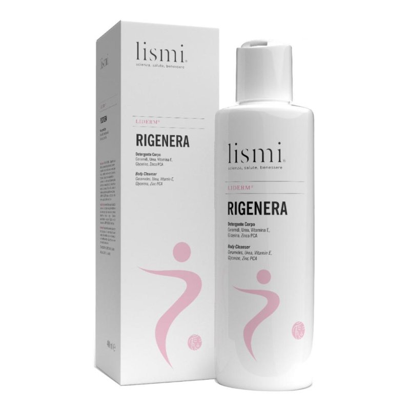 Liderm Rigenera detergente corpo 400 ml - detergente corpo delicato rigenerante Liderm Rigenera detergente corpo 400 ml - detergente corpo delicato rigenerante