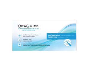Oraquick Hiv Self-test Auto test Orale 1 Pezzo