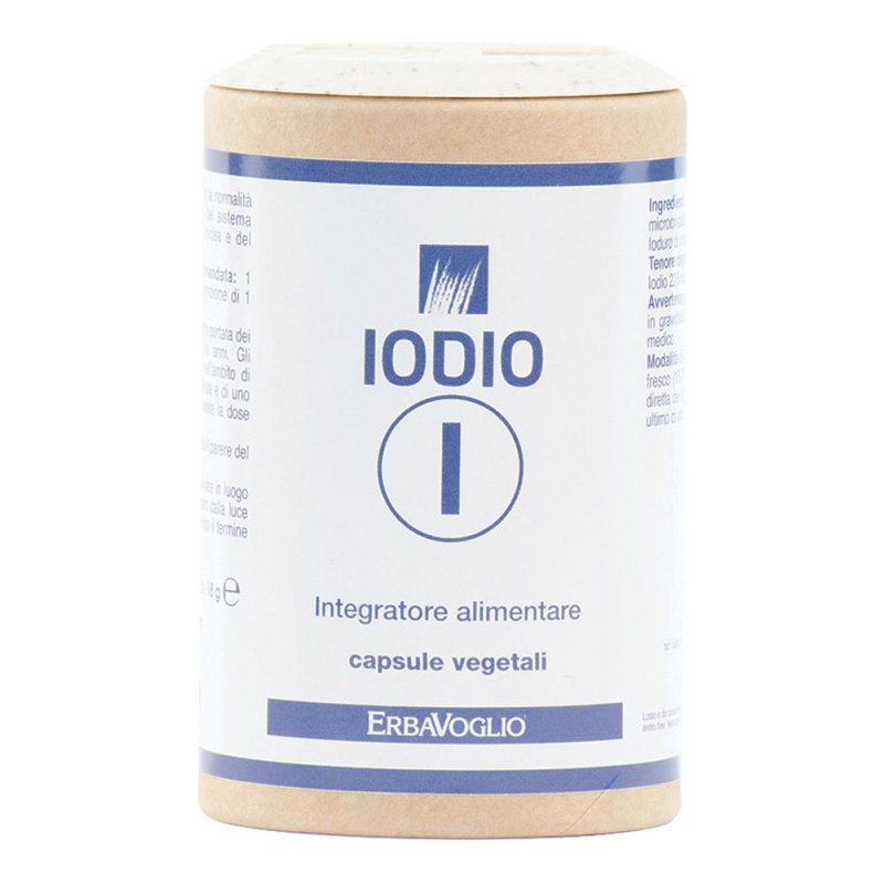 Iodio 60 capsule - integratore di iodio per supporto della funzione tiroidea