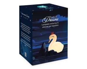Sweet Dreams Cigno lampada notte bambini - luce notturna in silicone multicolore