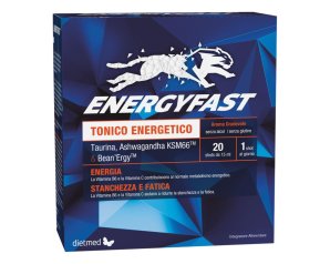 Energyfast 20 flaconcini 15 ml - integratore liquido energizzante con vitamine