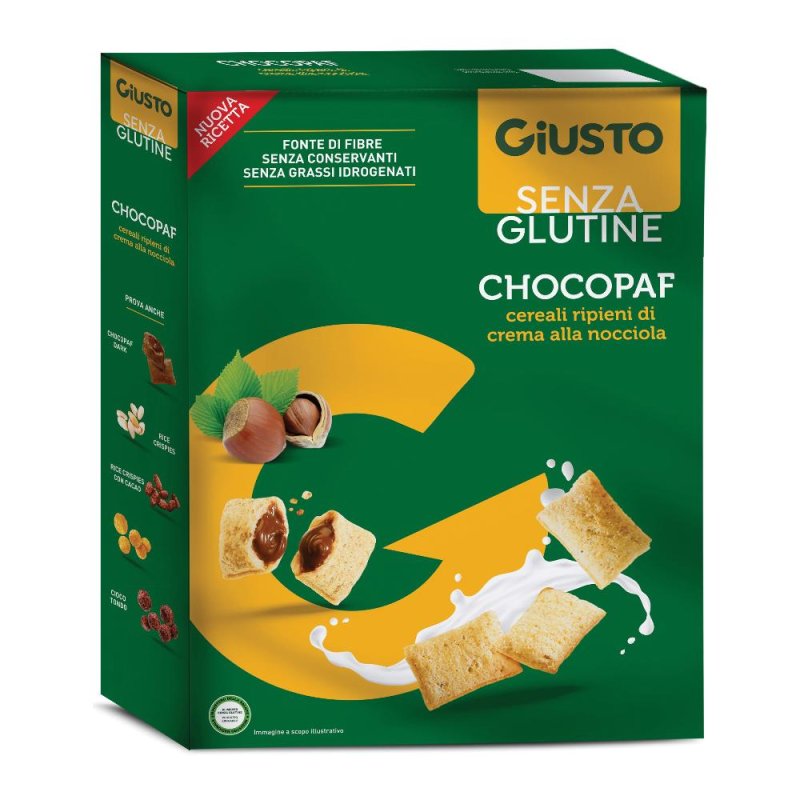 Giuliani Giusto ChocoPaff Cereali Senza Glutine Per Celiaci 300g Giuliani Giusto ChocoPaff Cereali Senza Glutine Per Celiaci 300g
