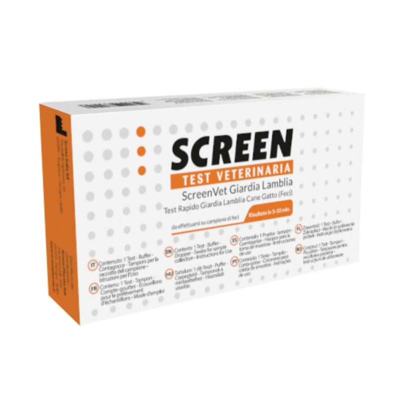 Screen Pharma Screenvet Test Rapido Giardia Lamblia Feci Cane E Gatto Screen Pharma Screenvet Test Rapido Giardia Lamblia Feci Cane E Gatto