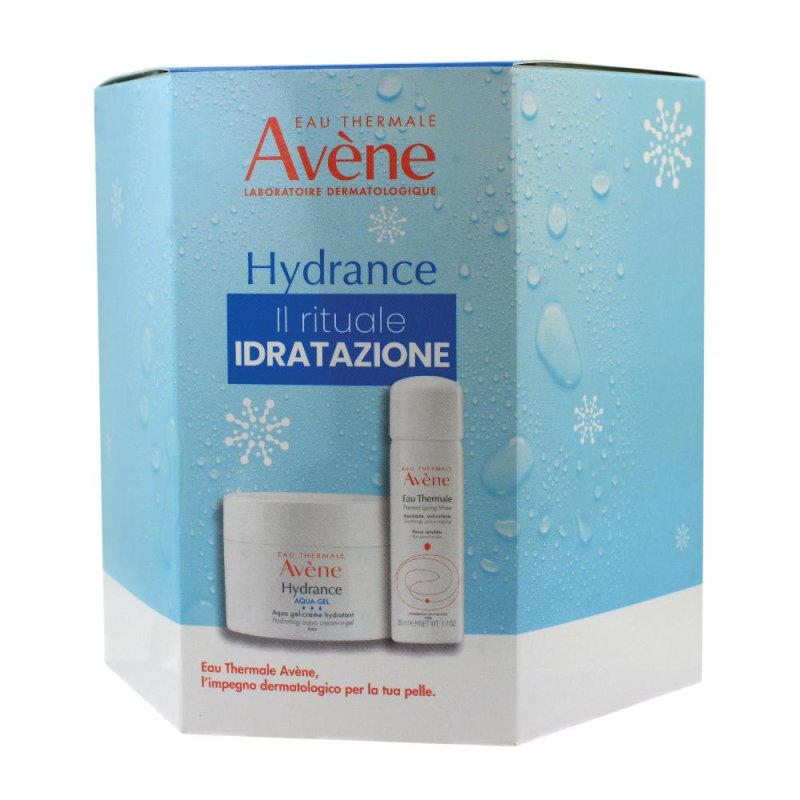 Av&egrave;ne Natale Cofanetto Regalo Hydrance Aqua Gel Idratante Acqua Termale Spray