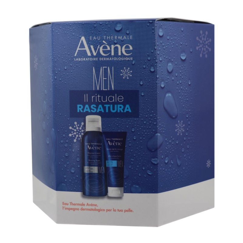 Avène Natale Cofanetto Regalo Men Schiuma da Barba Balsamo Dopobarba Lenitivo Avène Natale Cofanetto Regalo Men Schiuma da Barba Balsamo Dopobarba Lenitivo