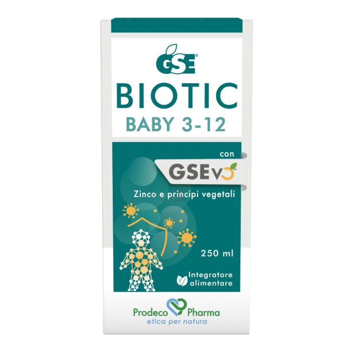 GSE Biotic - Baby 3-12 Integratore per il Sistema Immunitario 250 ml GSE Biotic - Baby 3-12 Integratore per il Sistema Immunitario 250 ml