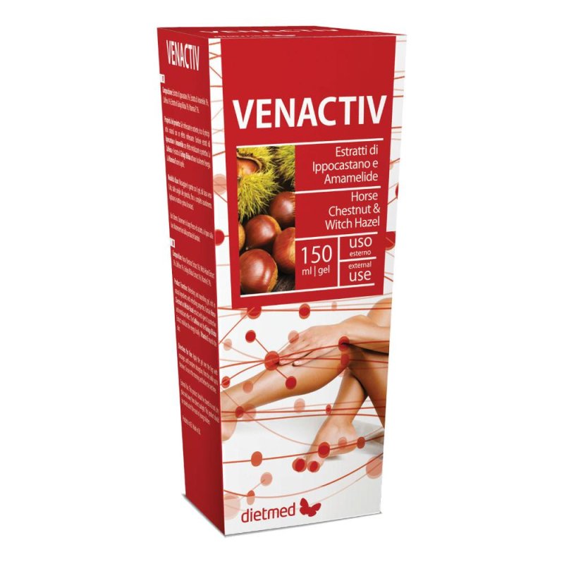 Venactiv Gel Gambe Leggere 150 ml Trattamento Rinfrescante e Defaticante per Benessere di Circolazione e Capillari Venactiv Gel Gambe Leggere 150 ml Trattamento Rinfrescante e Defaticante per Benessere di Circolazione e Capillari