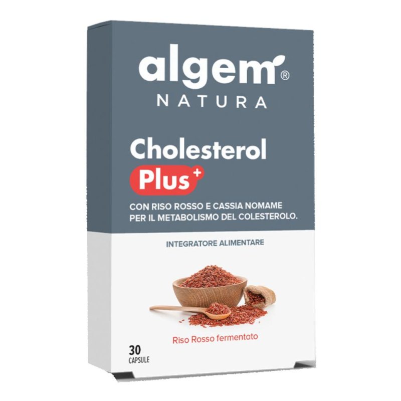 Algem Cholesterol Plus integratore per colesterolo 30 capsule | supporto al controllo del colesterolo alto | acquisto online sul web Algem Cholesterol Plus integratore per colesterolo 30 capsule | supporto al controllo del colesterolo alto | acquisto online sul web