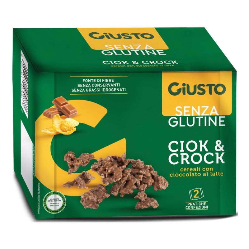 Giuliani Giusto Ciok & Crok Latte Senza Glutine Per Celiaci 125g Giuliani Giusto Ciok & Crok Latte Senza Glutine Per Celiaci 125g
