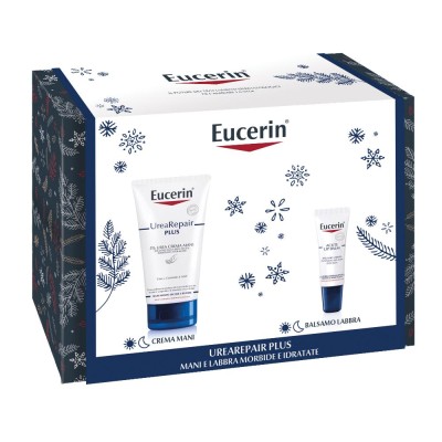 Eucerin Cofanetto Urearepair Plus Crema Mani 75ml + Balsamo Labbra 10ml