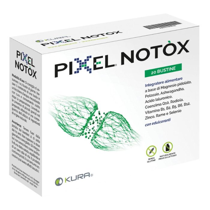 Kura Pixel Notox Integratore Tonico-Adattogeno 20 Bustine Kura Pixel Notox Integratore Tonico-Adattogeno 20 Bustine