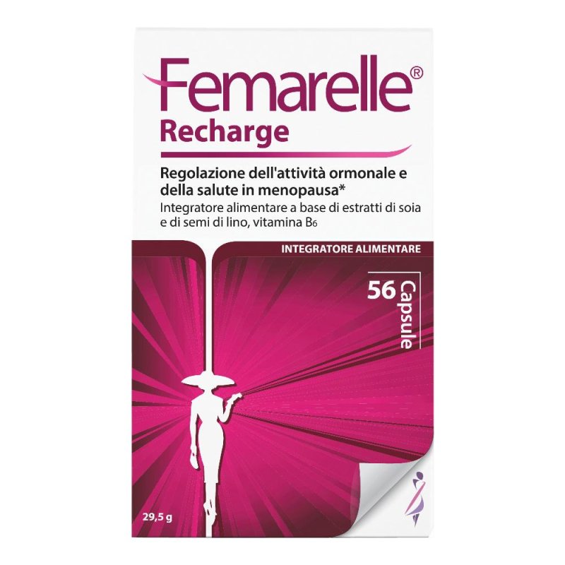 Femarelle Recharge integratore per il benessere in menopausa 56 capsule Femarelle Recharge integratore per il benessere in menopausa 56 capsule