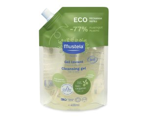 Mustela BIO - Gel Detergente Certificato BIO Eco-Refill Ricarica 400 ml