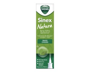 Vicks Sinex Natura Spray Salino Ipertonico Naso Chiuso 20 ml