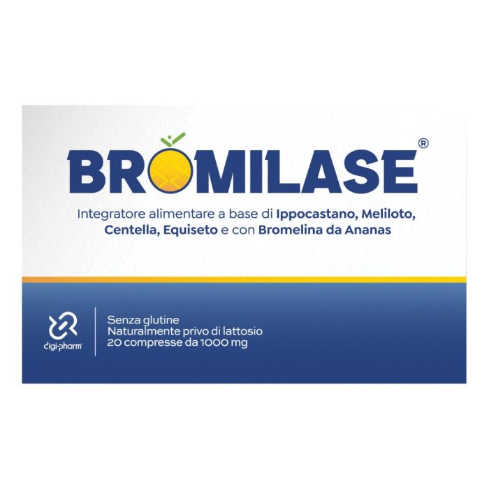 Bromilase integratore drenante e microcircolo 20 compresse Bromilase integratore drenante e microcircolo 20 compresse
