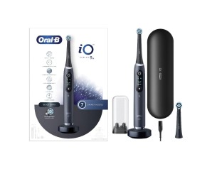 Oral-B iO Serie 9N spazzolino nero elettrico con custodia e 2 testine di ricambio