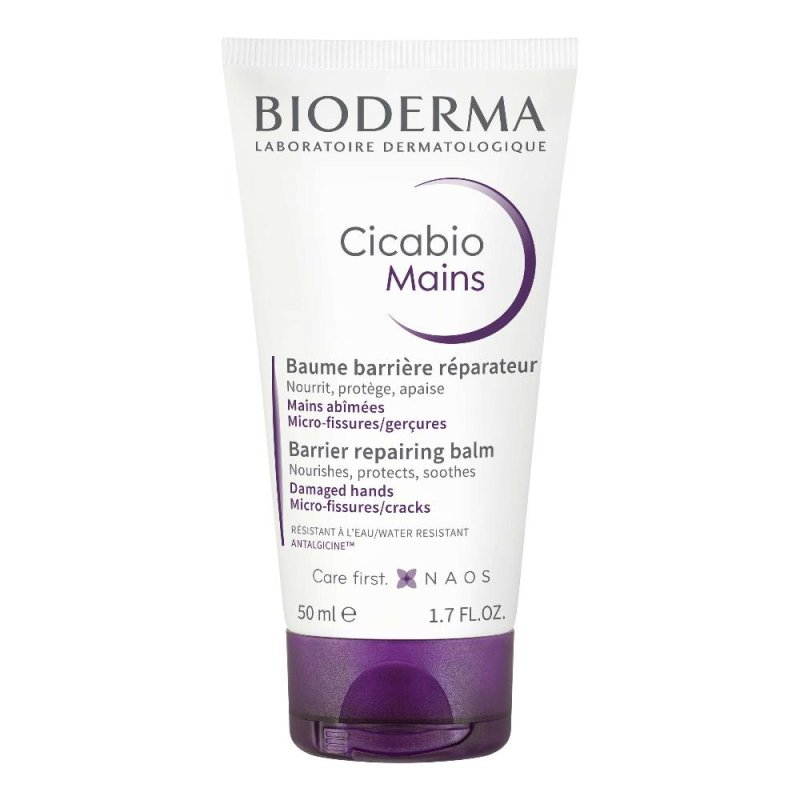 Bioderma Cicabio Mains 50 ml – Balsamo riparatore mani danneggiate Bioderma Cicabio Mains 50 ml – Balsamo riparatore mani danneggiate