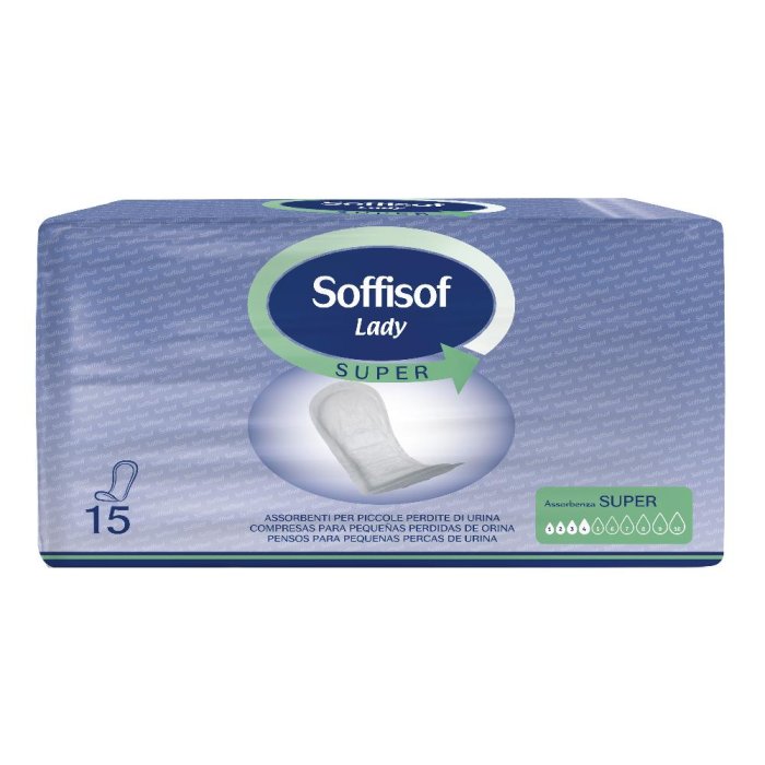Silc Pannolone Per Incontinenza Soffisof Lady Classic Super 15 Pezzi Silc Pannolone Per Incontinenza Soffisof Lady Classic Super 15 Pezzi
