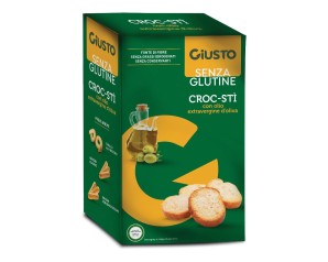 Giusto Senza Glutine Croc-Stì Con Olio Extra Vergine D'Oliva 100g