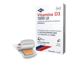 IBSA Vitamina D3 1000 Ui Integratore Alimentare, 30 Film Orodispersibili