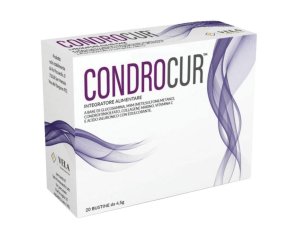 Condrocur 20 bustine - integratore con glucosamina collagene e acido ialuronico per articolazioni