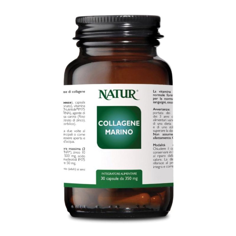 Collagene Marino in Capsule Natur 60 Capsule Integratore Naturale per Pelle Articolazioni e Ossa Collagene Marino in Capsule Natur 60 Capsule Integratore Naturale per Pelle Articolazioni e Ossa