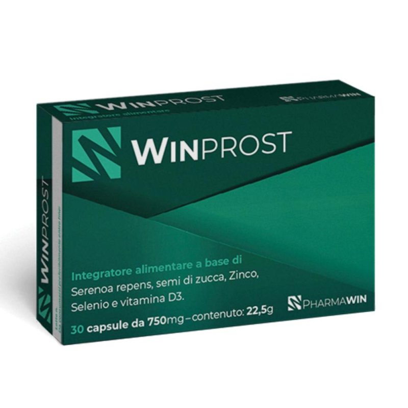 Winprost Integratore Prostata Uomo 30 Capsule per il Benessere Prostatico e delle Vie Urinarie Winprost Integratore Prostata Uomo 30 Capsule per il Benessere Prostatico e delle Vie Urinarie