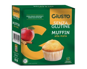 GIUSTO S/G Muffin Mela 4x50g