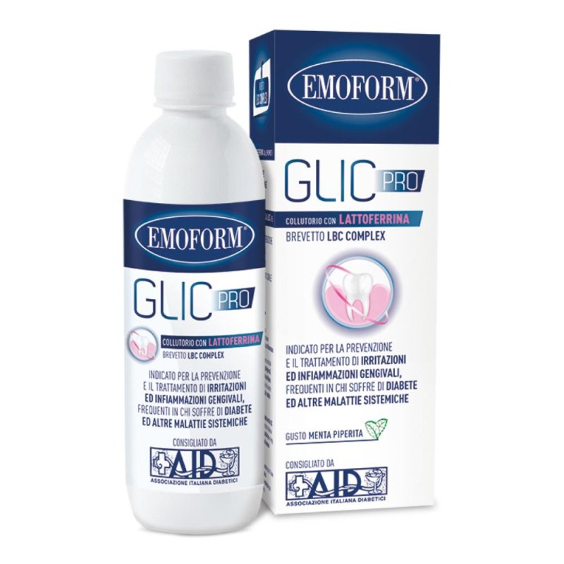 Emoform Glic Pro Collutorio per chi soffre di diabete 300 ml