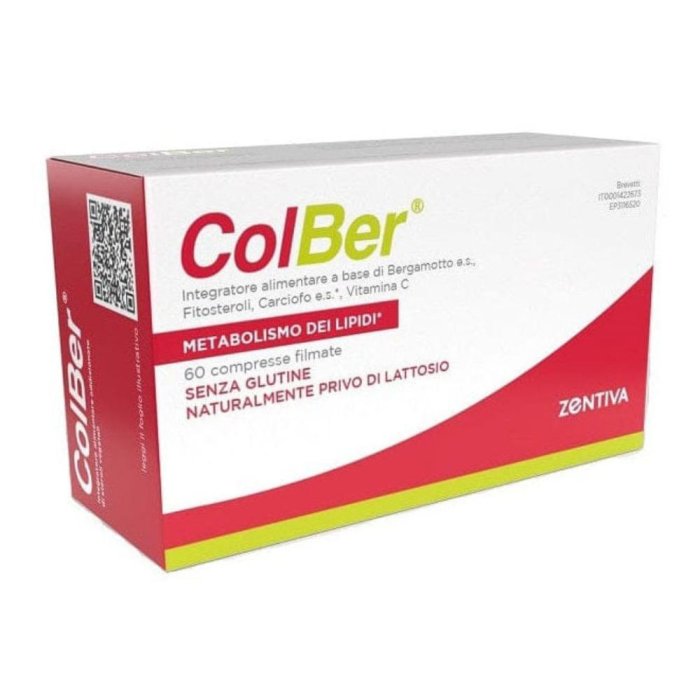 Colber Integratore per Colesterolo e Trigliceridi 60 Compresse per il Controllo dei Lipidi nel Sangue Colber Integratore per Colesterolo e Trigliceridi 60 Compresse per il Controllo dei Lipidi nel Sangue